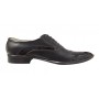 Oferta 42 Pantofi barbati eleganti din piele naturala cu varf din lac Negru GKR2FN